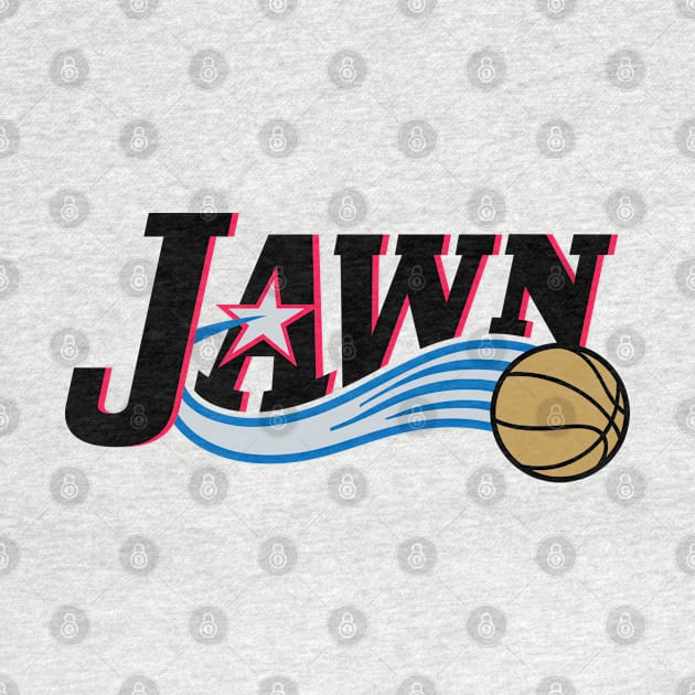 Jawn Retro, Basketball - White by KFig21